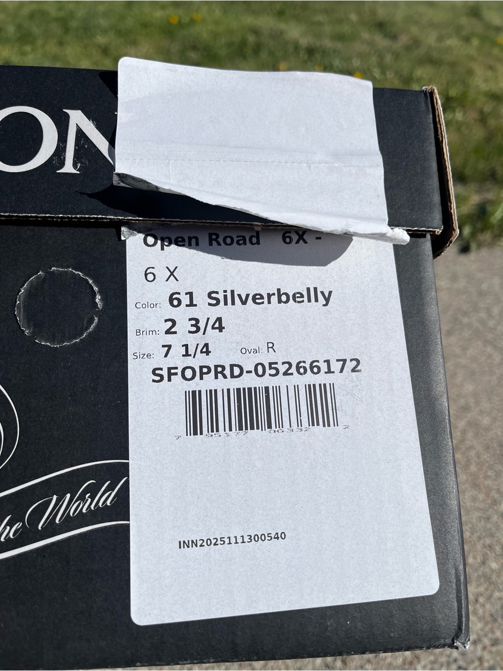 Stetson - OPEN ROAD 6X COWBOY HAT - Picture 11 of 15